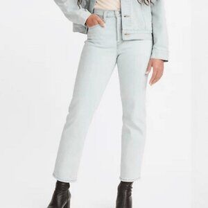 Levi’s Wedgie Straight Blue Jeans Size 28 & 29